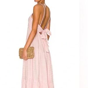 LSpace Santorini maxi dress in Rose Quarts- size XS